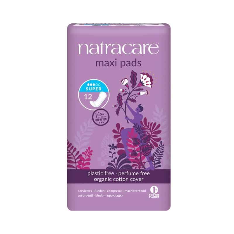 NATRACARE -- Serviette naturelle super pad x12