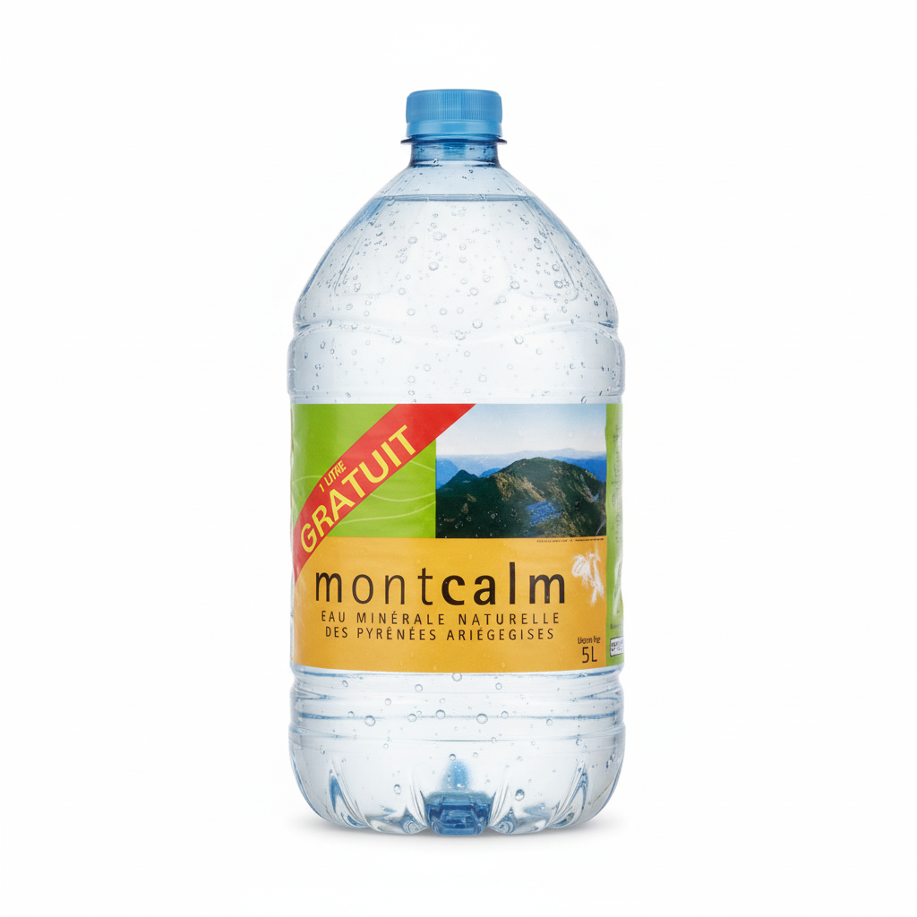 MONTCALM -- Eau montcalm 4l + 1l gratuit