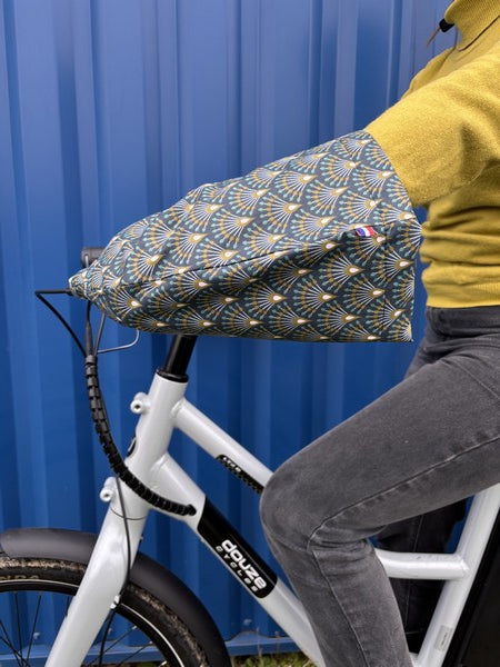 Manchons guidon courbé vélo adulte ethnique (anti froid anti pluie) - 2