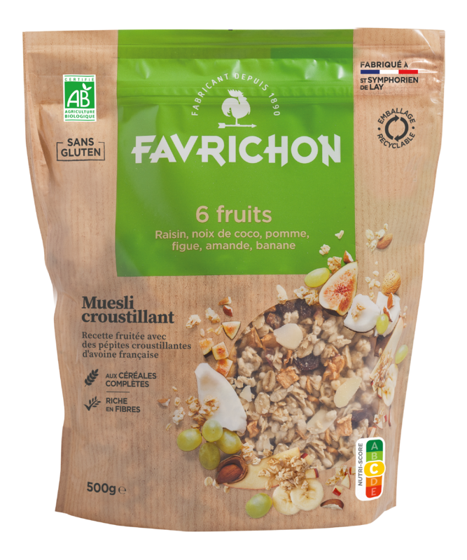 Muesli croustillant 6 fruits - 1
