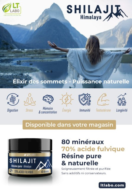 Shilajit résine 70% acide fulvique  - 2