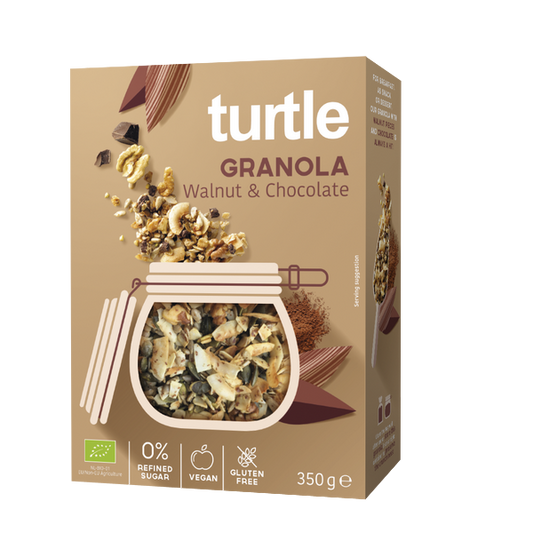 Turtle -- Granola bio noix et chocolat - 350 g